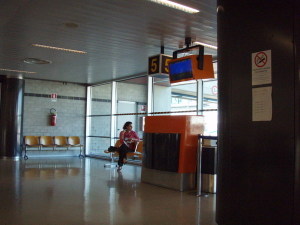 Aaah, the airport wait