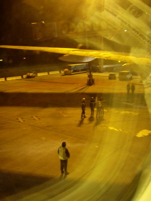 Back of the plane