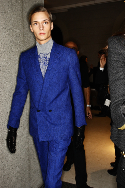 Versace AW2011 Men's Collection Milan Backstage