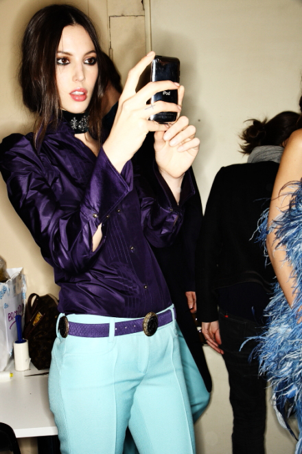 Emilio Pucci FW 2011 Collection Show Milan Backstage