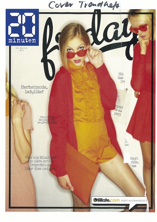 Cover of 20 Minuten, Swiss magazine