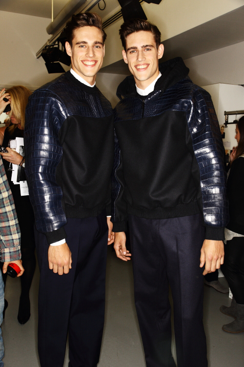 Calvin Klein Collection Men AW12 Fashion Show Milan Backstage