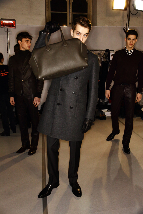 Hermes AW 12 Men Fashion Show Paris Backstage