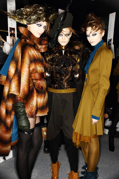 Galliano AW12 Fashion Show Paris Backstage
