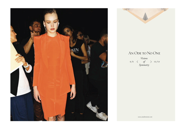 An Ode To No One SS12-13 Campaign Photos