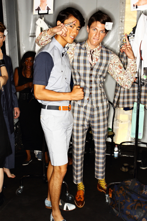 Vivienne Westwood SS13 Men Fashion Show Milan Backstage