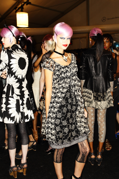 Anna Sui SS13 Fashion Show New York Backstage