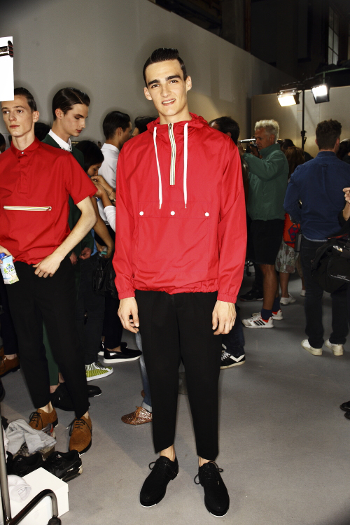 Kris Van Assche SS14 Men Fashion Show Paris Backstage