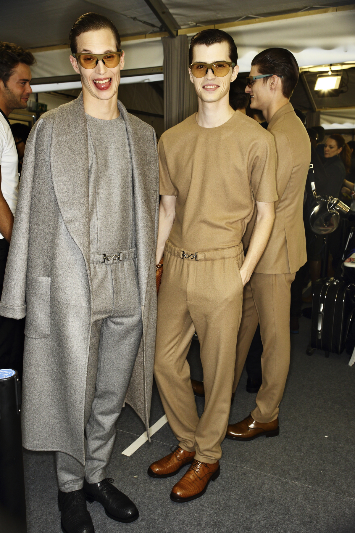 Louis Vuitton by Kim Jones AW14-15 Men Fashion Show Paris Backstage