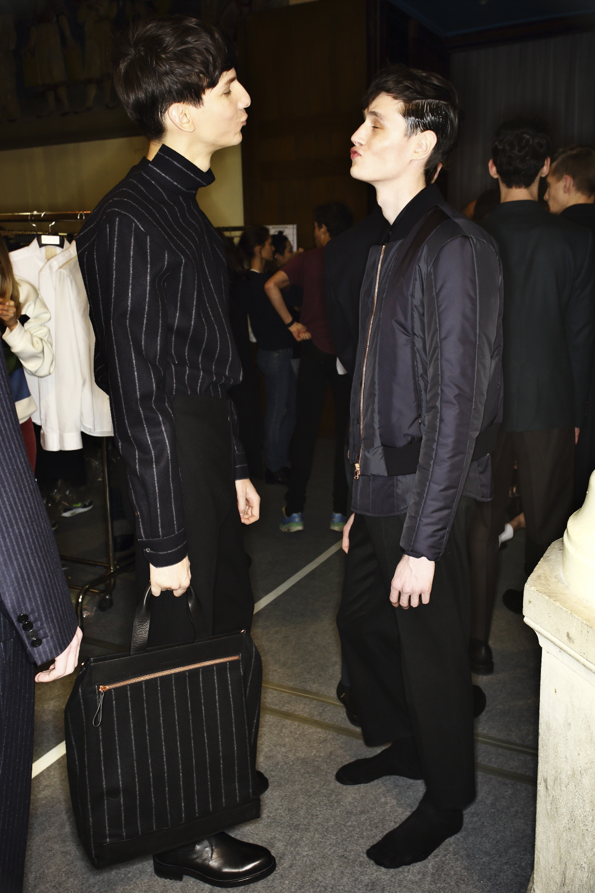 Wooyoungmi AW14-15 Men Fashion Show Paris Backstage