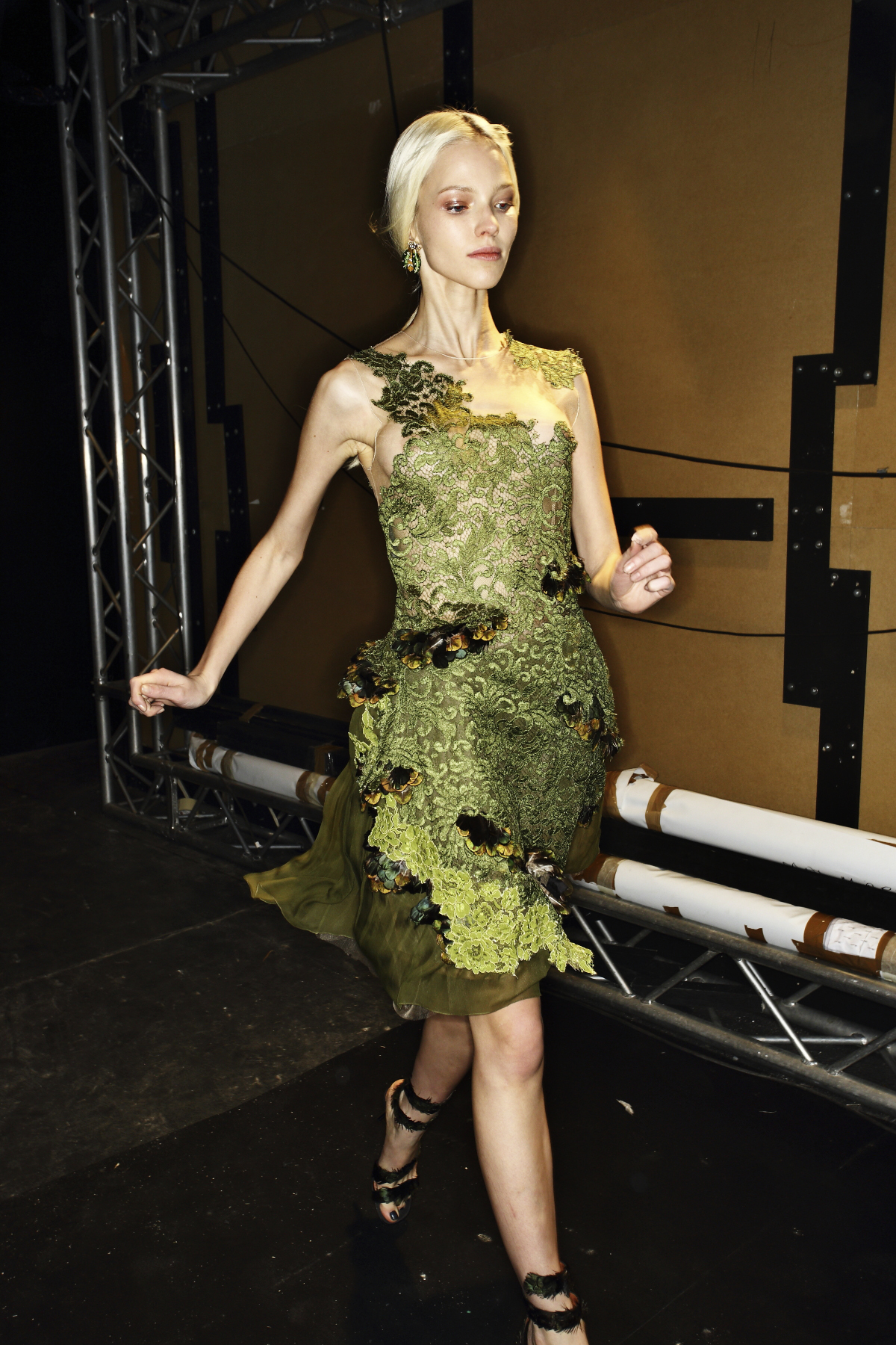 Alberta Ferretti AW14-15 Fashion Show Milan Backstage