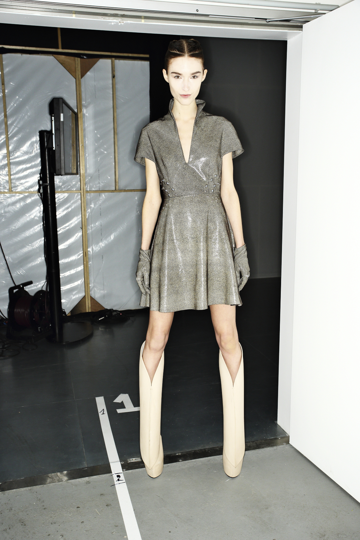 Iris Van Herpen AW14-15 Fashion Show Paris Backstage