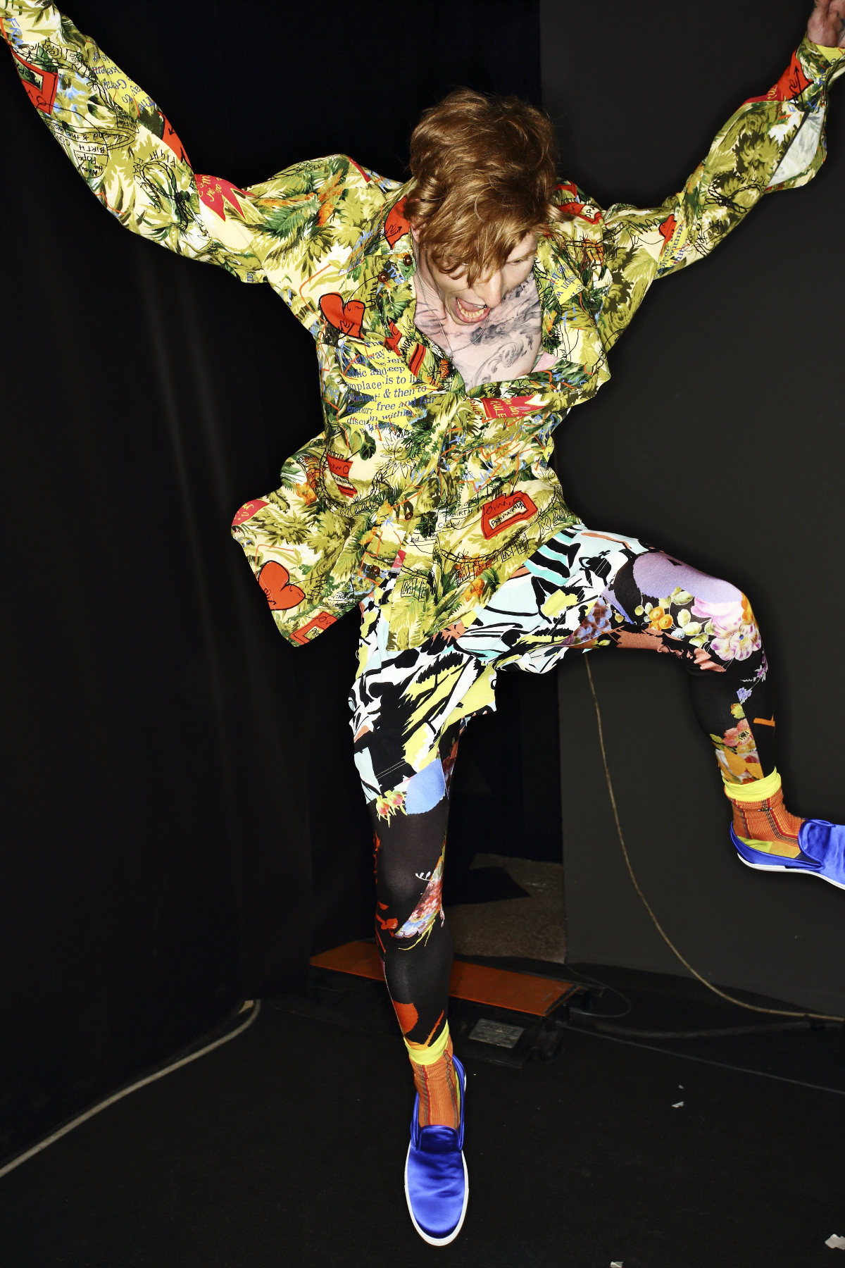 Vivienne Westwood SS15 Men Fashion Show Milan Backstage