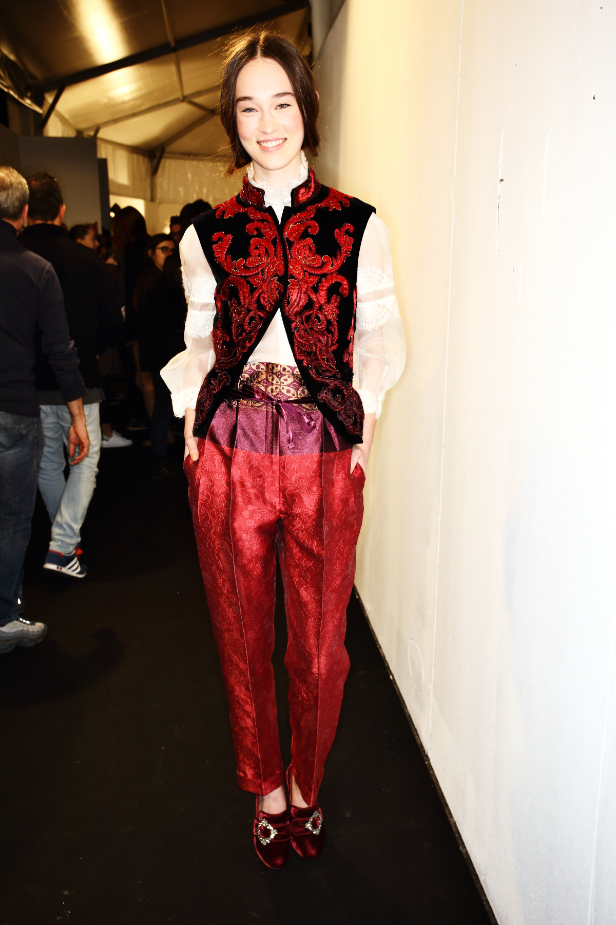Alberta Ferretti AW1516 Fashion Show Milan Backstage