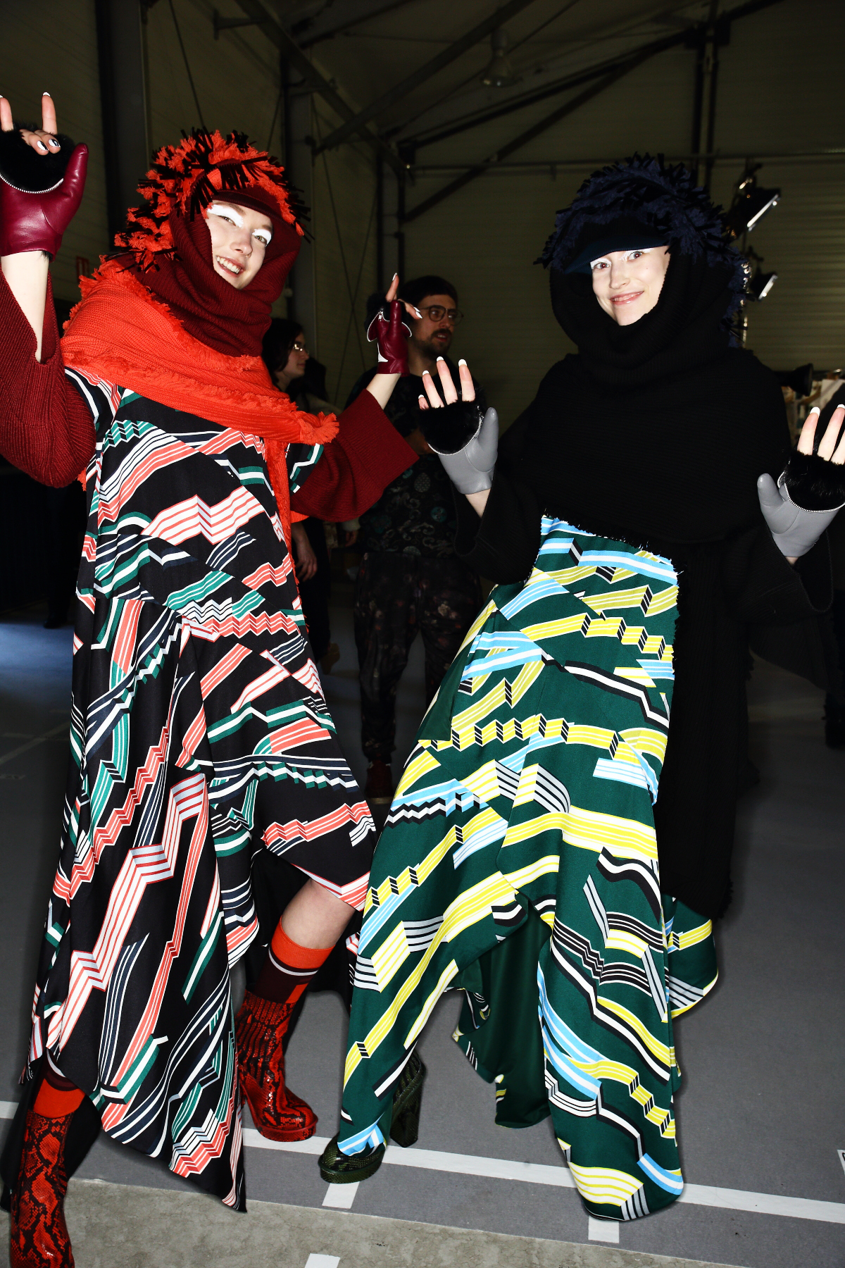 Kenzo AW1516 Fashion Show Paris Backstage