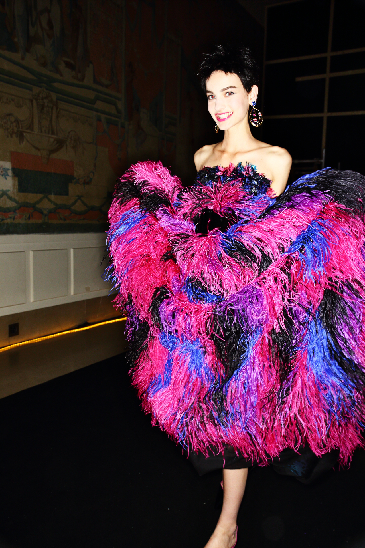 Giorgio Armani Priv� Fall 15 Haute Couture Show Paris Backstage