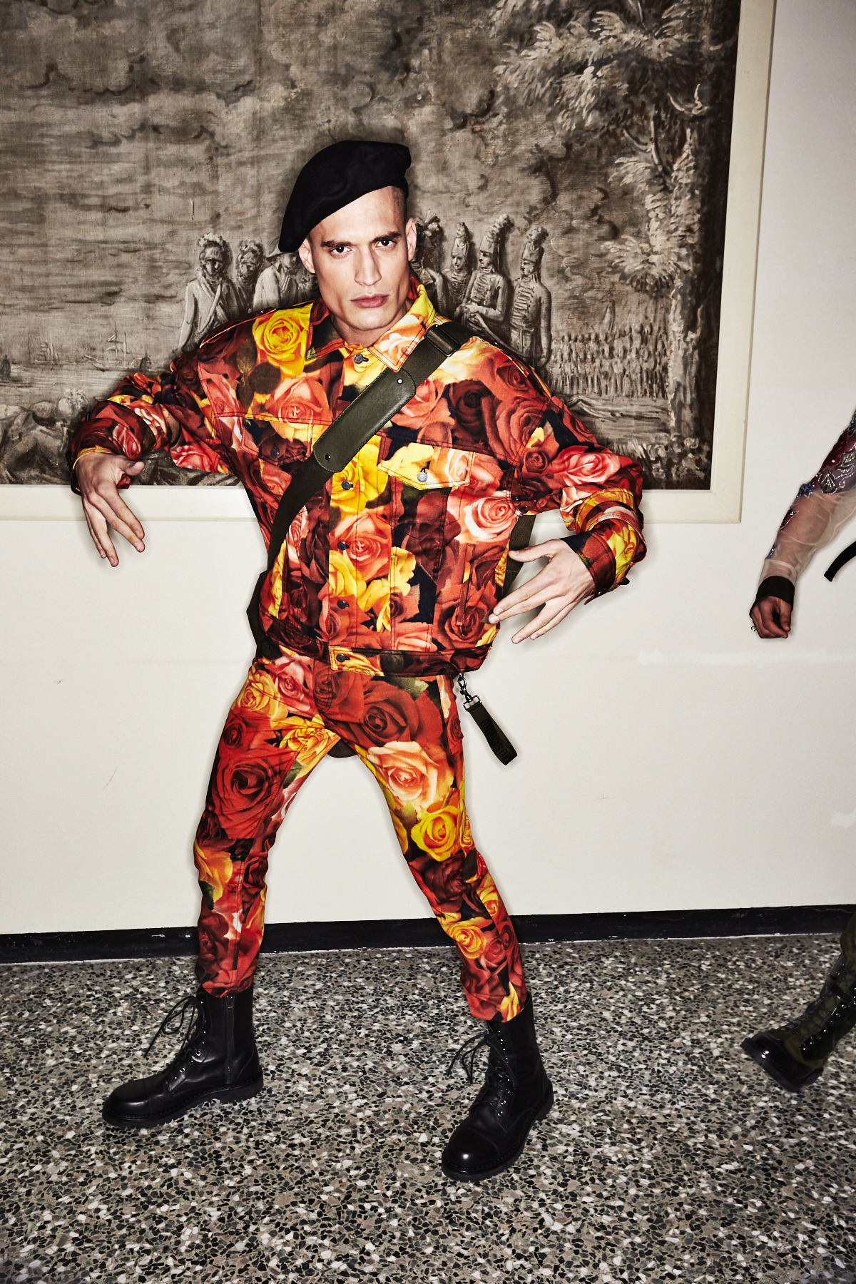 Moschino Fall 17 Men Fashion Show Milan Backstage