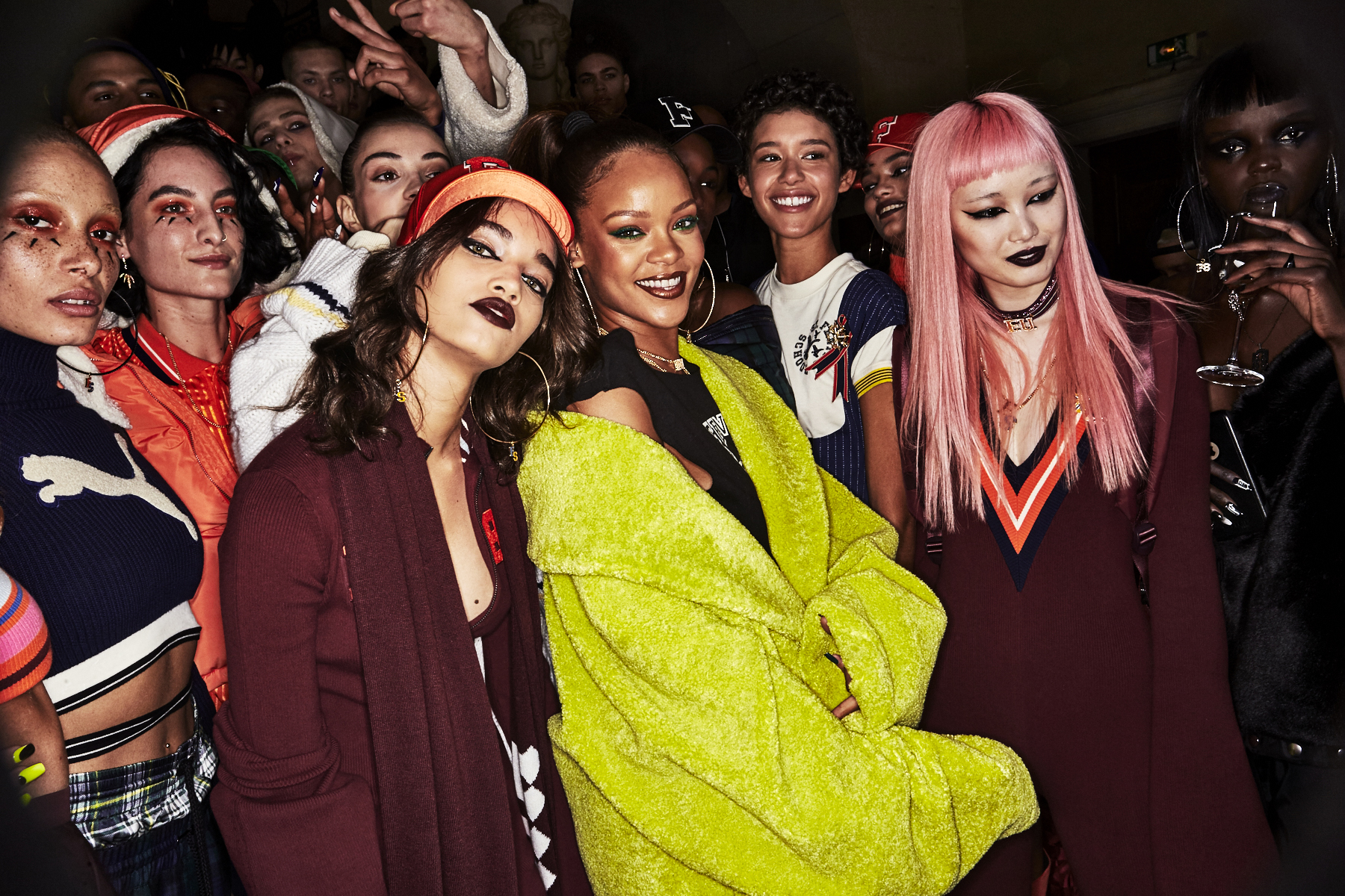 Fenty Rihanna X Puma Aw1718 Fashion Show Paris Backstage