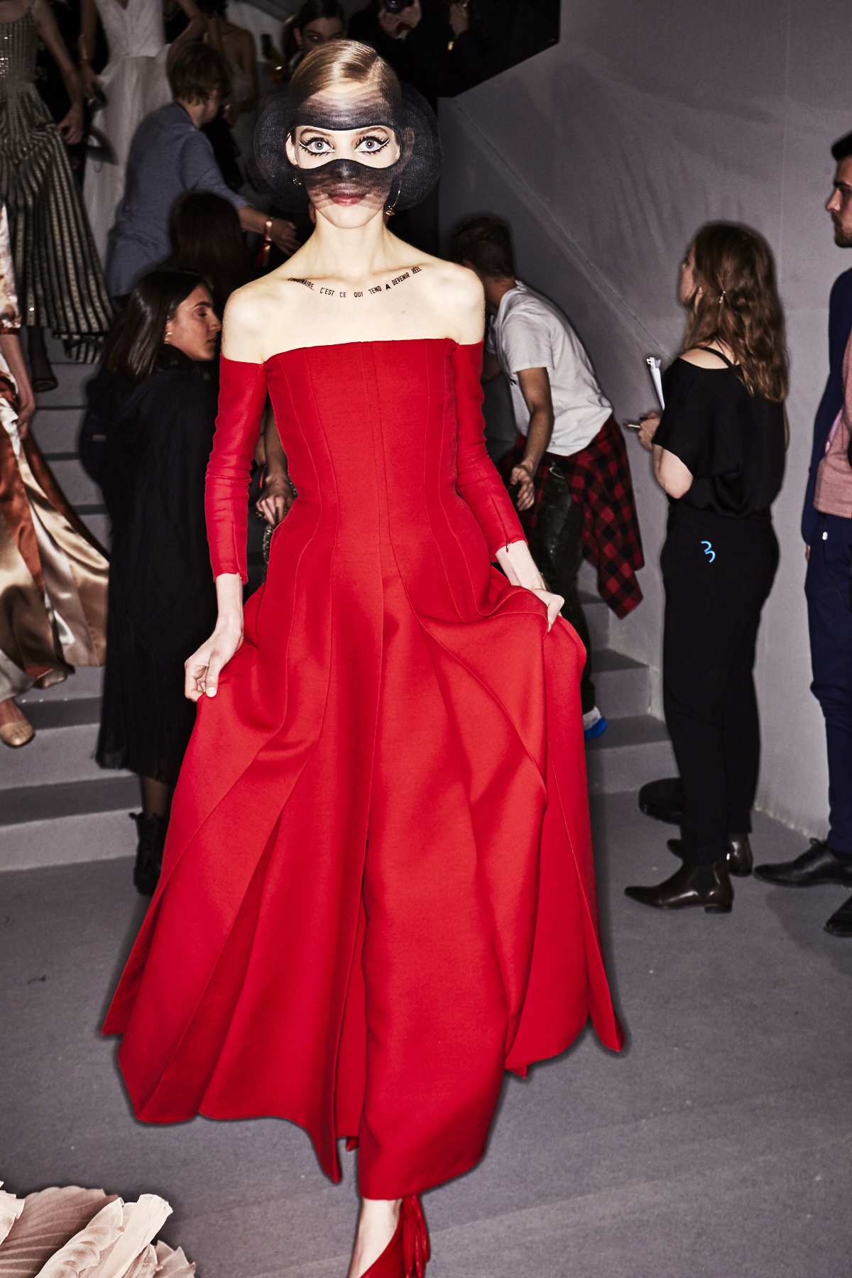 Christian Dior SS18 Haute Couture Collection Fashion Show Paris Backstage
