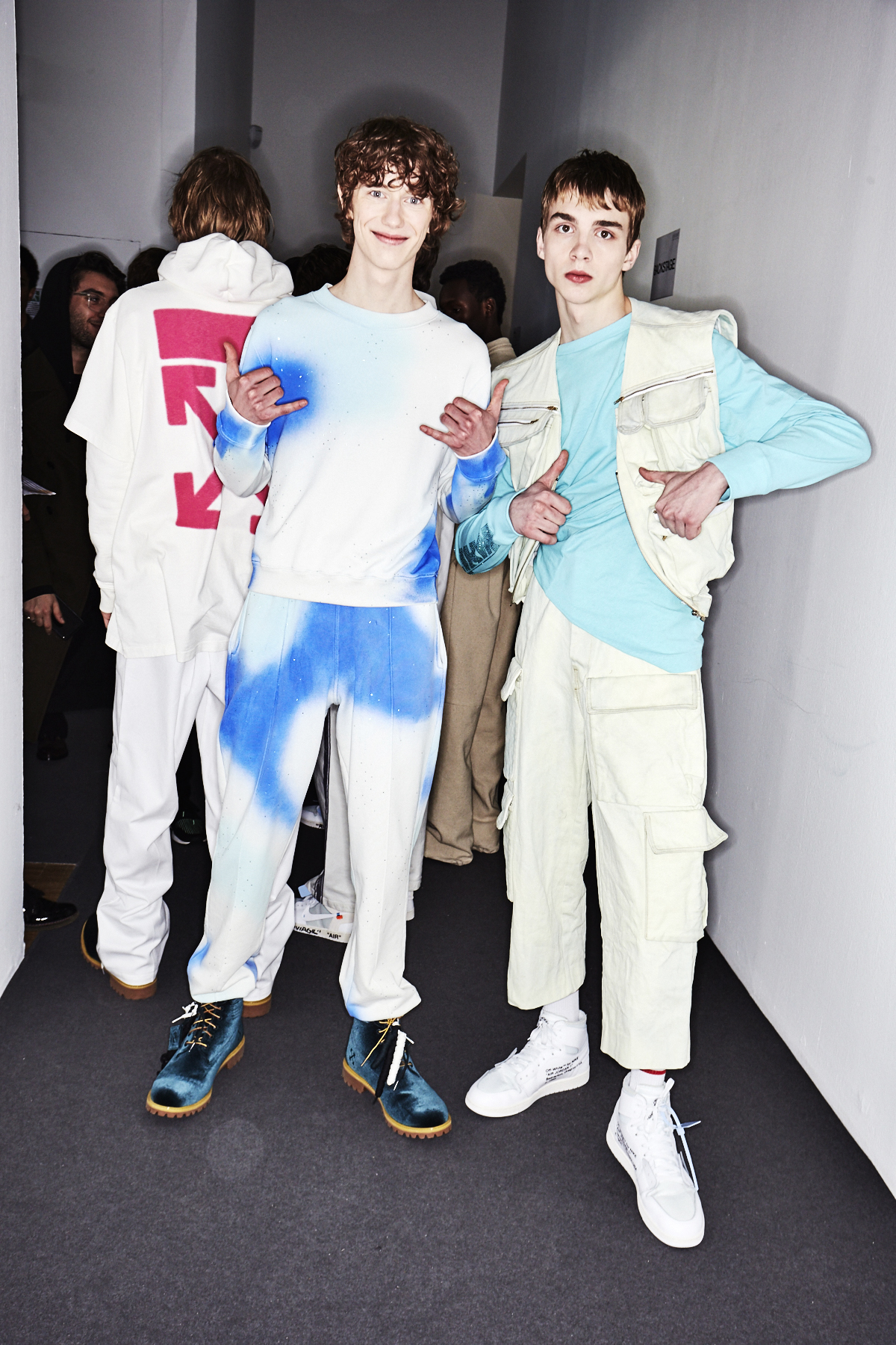 Off/White AW1819 Men Fashion Show Paris Backstage