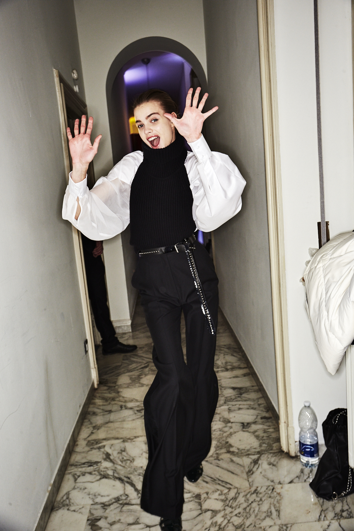 Antonio Berardi AW18 Fashion Show Milan Backstage