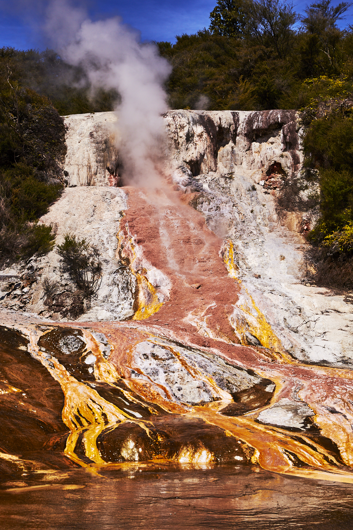 Orakei Korako Geothermal Park, Taupo, New Zealand
