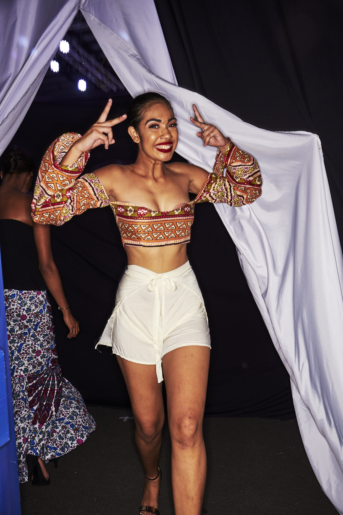 Casshine Yolla Johns 2019 Fiji Luxe Resort Fashion Show Suva Backstage
