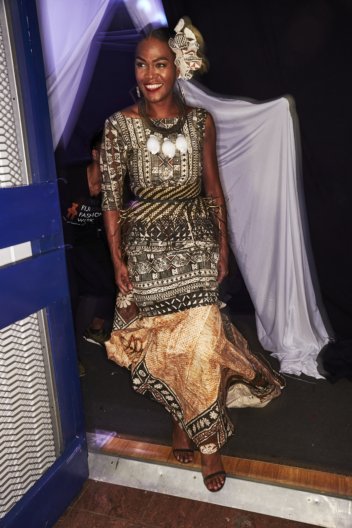Epeli Kuiviti 2019 Fiji Luxe Resort Fashion Show Suva Backstage