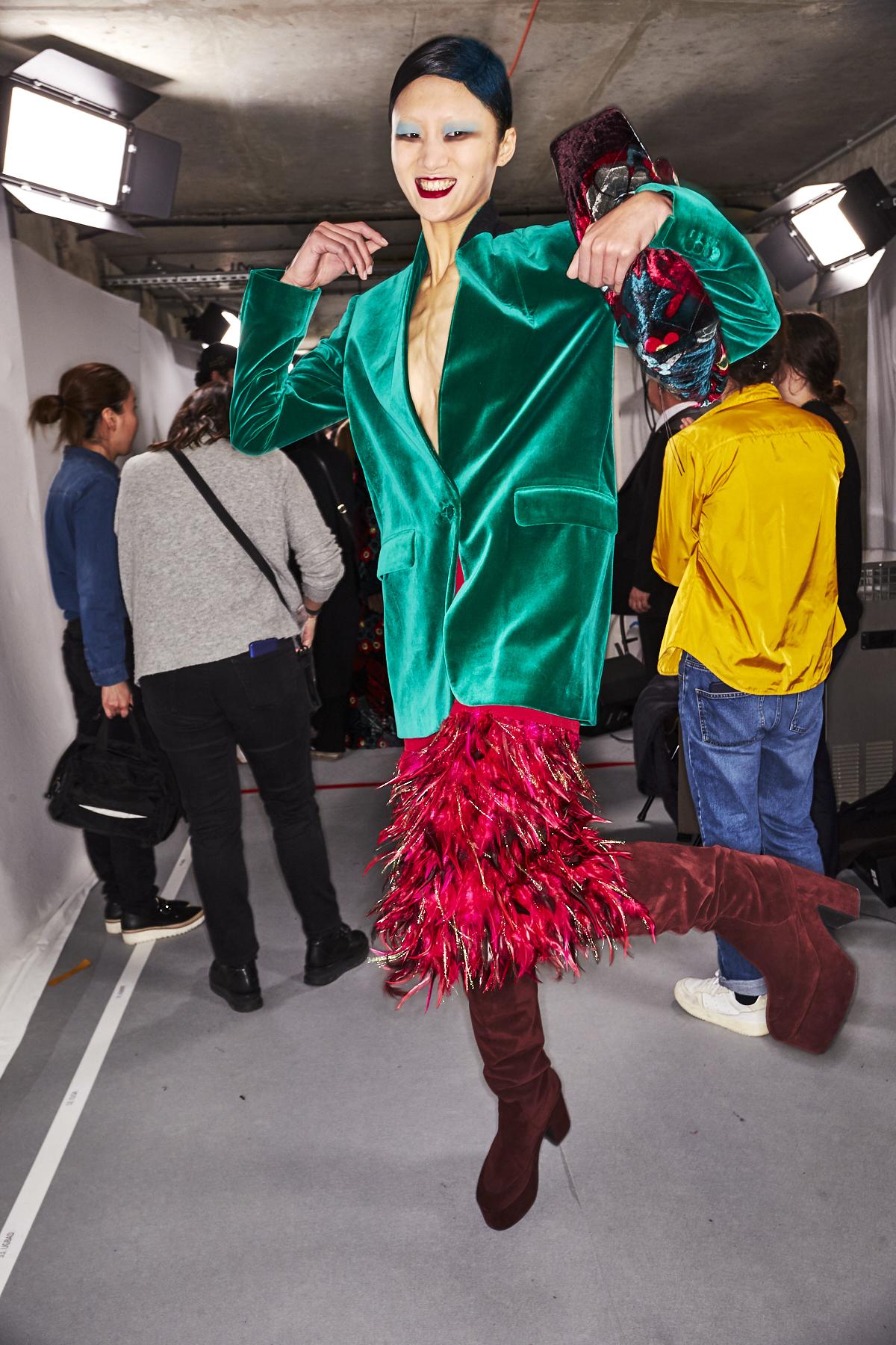 Dries Van Noten AW2021 Fashion Show Paris Backstage