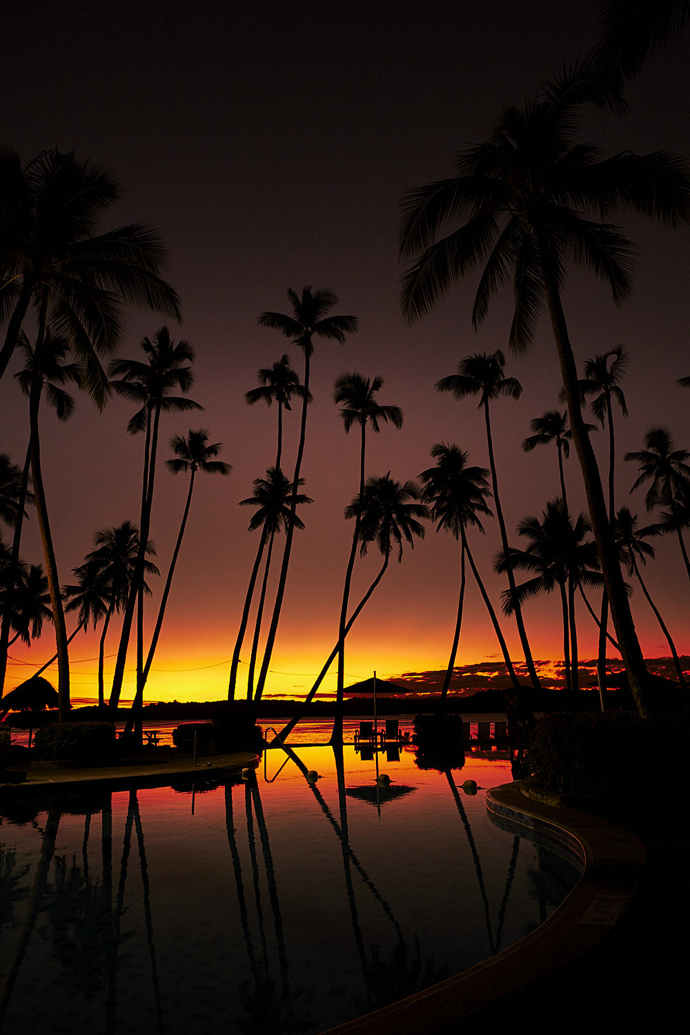 Sunset at the Shangri La Fiji