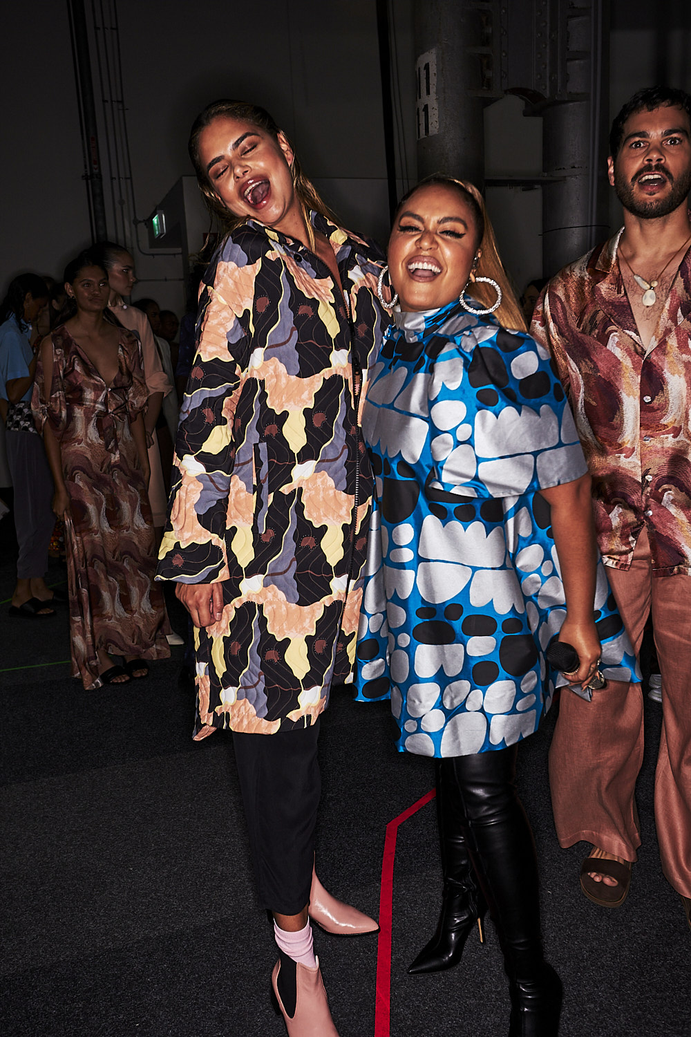 Indigenous Fashion Projects Resort 22 Fashion Show Sydney Backstage