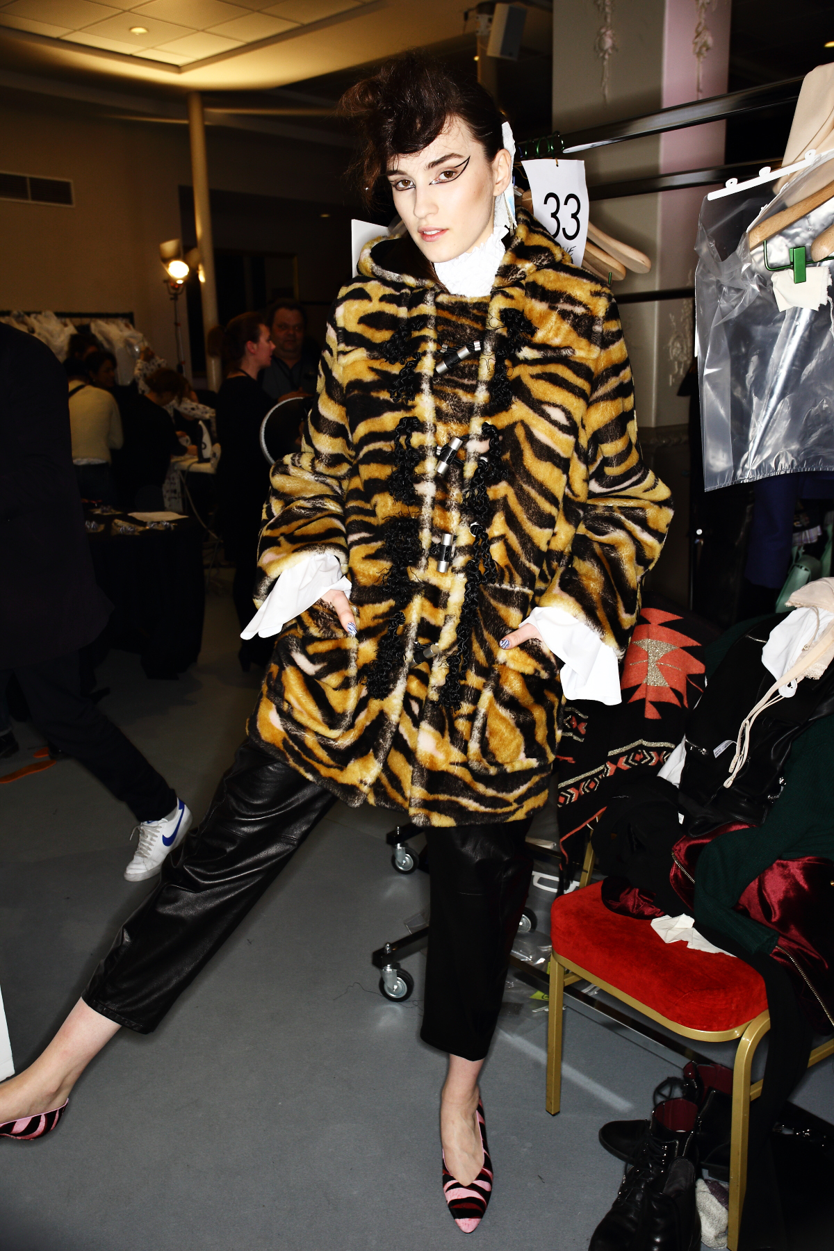 Sonny Vandevelde - Kenzo AW1617 Fashion Show Paris Backstage